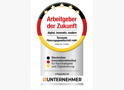 Terrawatt Arbeitgeber der Zukunft Siegel